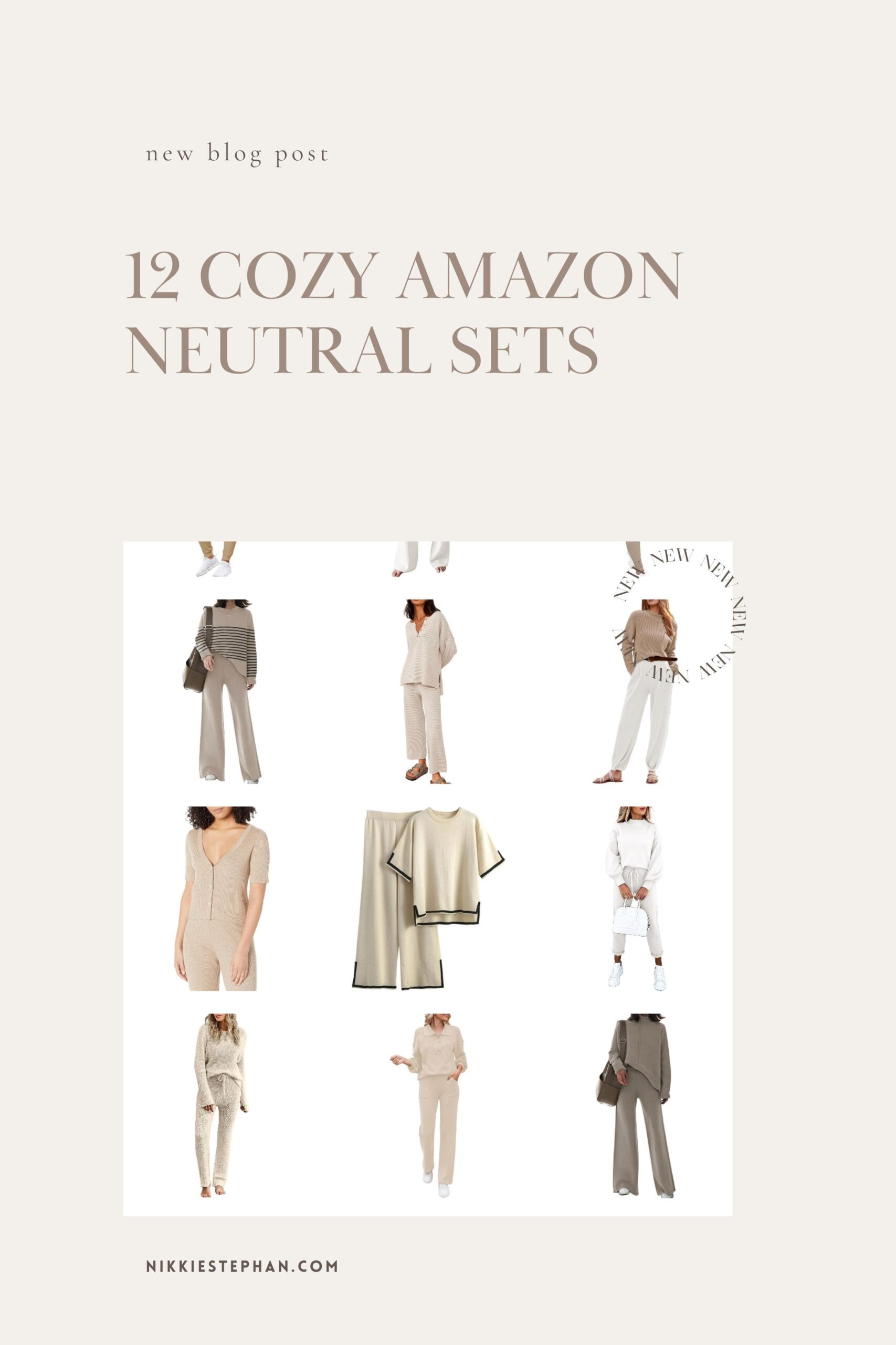 12 Cozy Amazon NEUTRAL Sets
