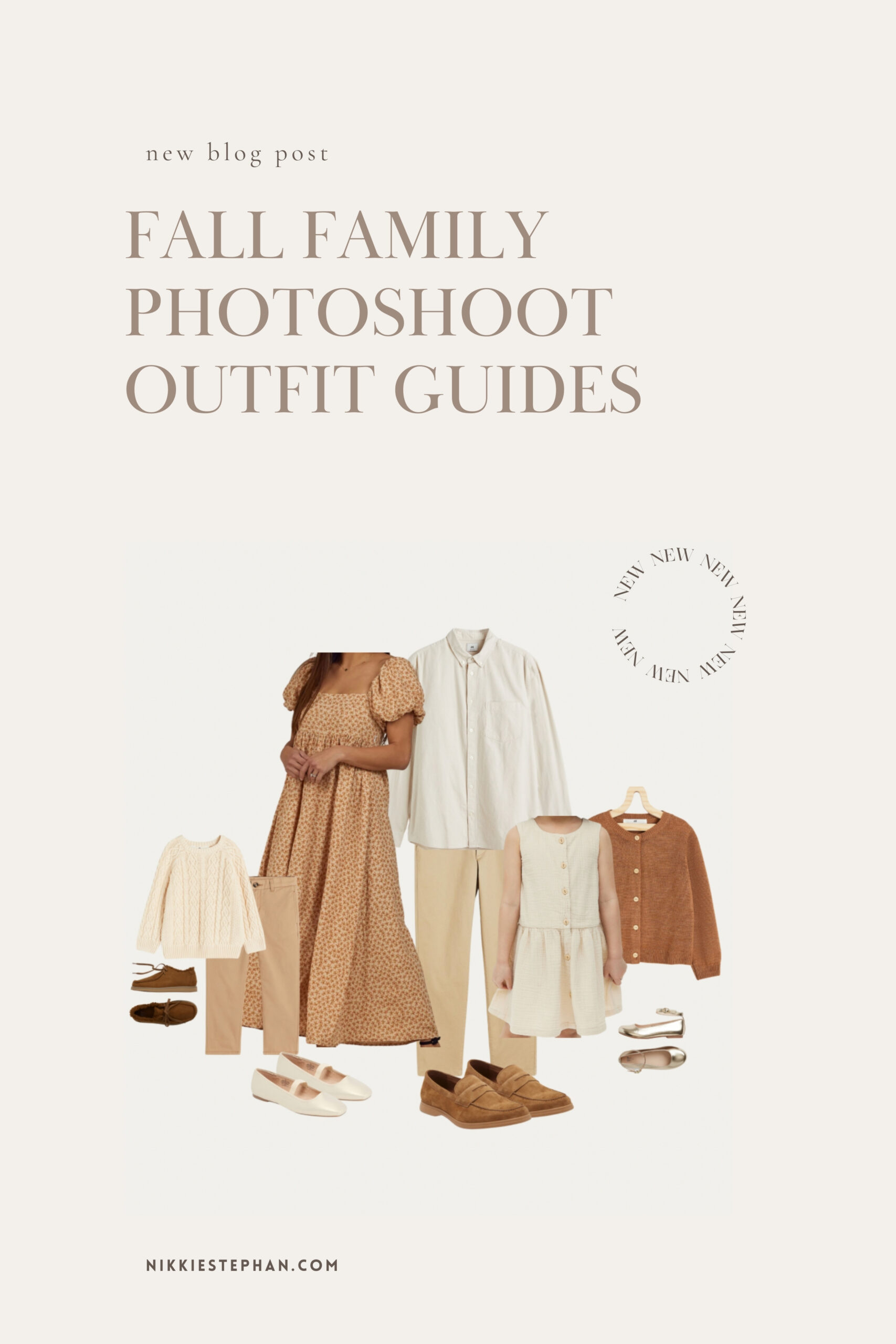 FALL FAMILY PHOTOSHOOT OUTFIT GUIDES BY NIKKI ESTEPHAN