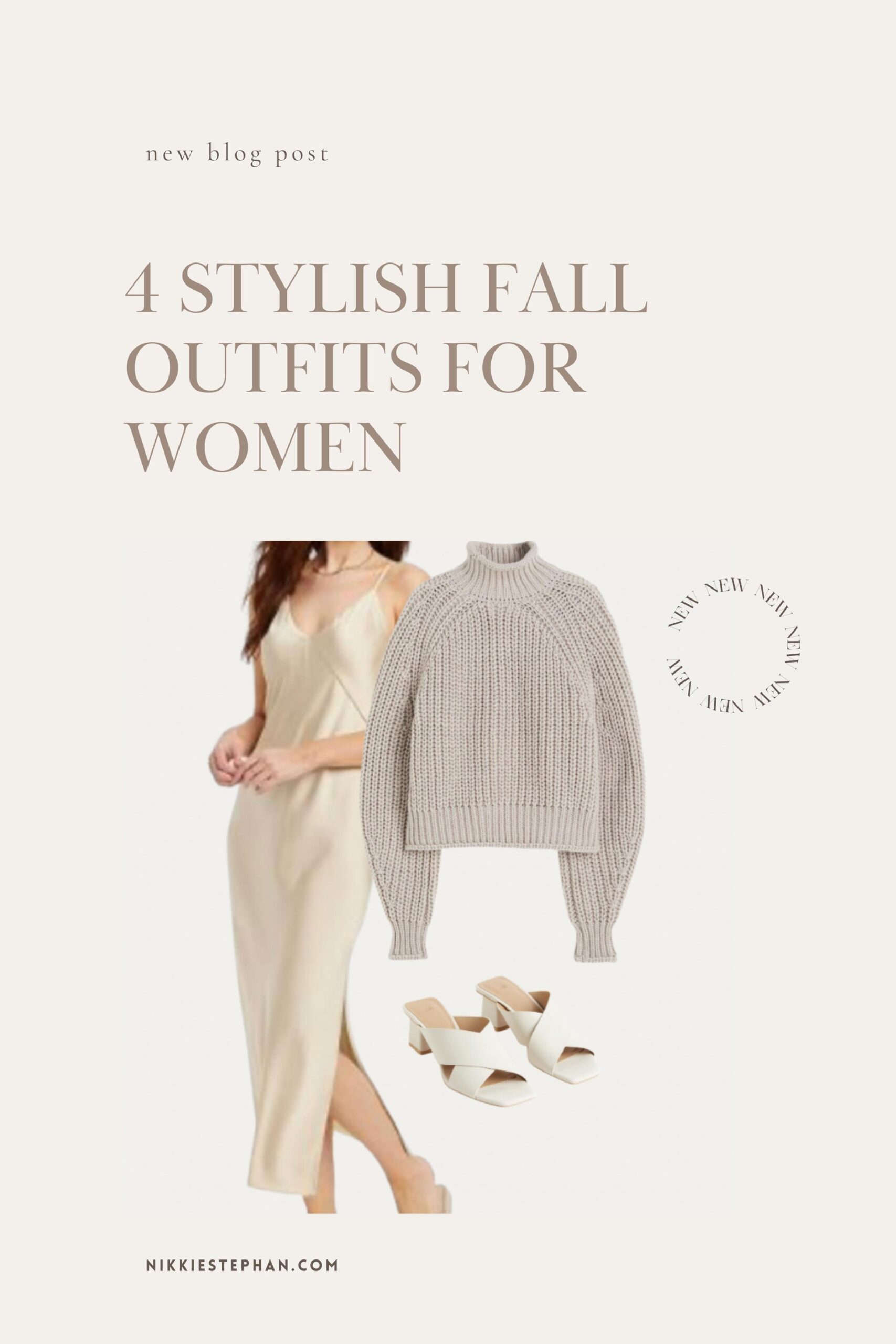 4 STYLISH FALL OUTFITS FOR WOMEN