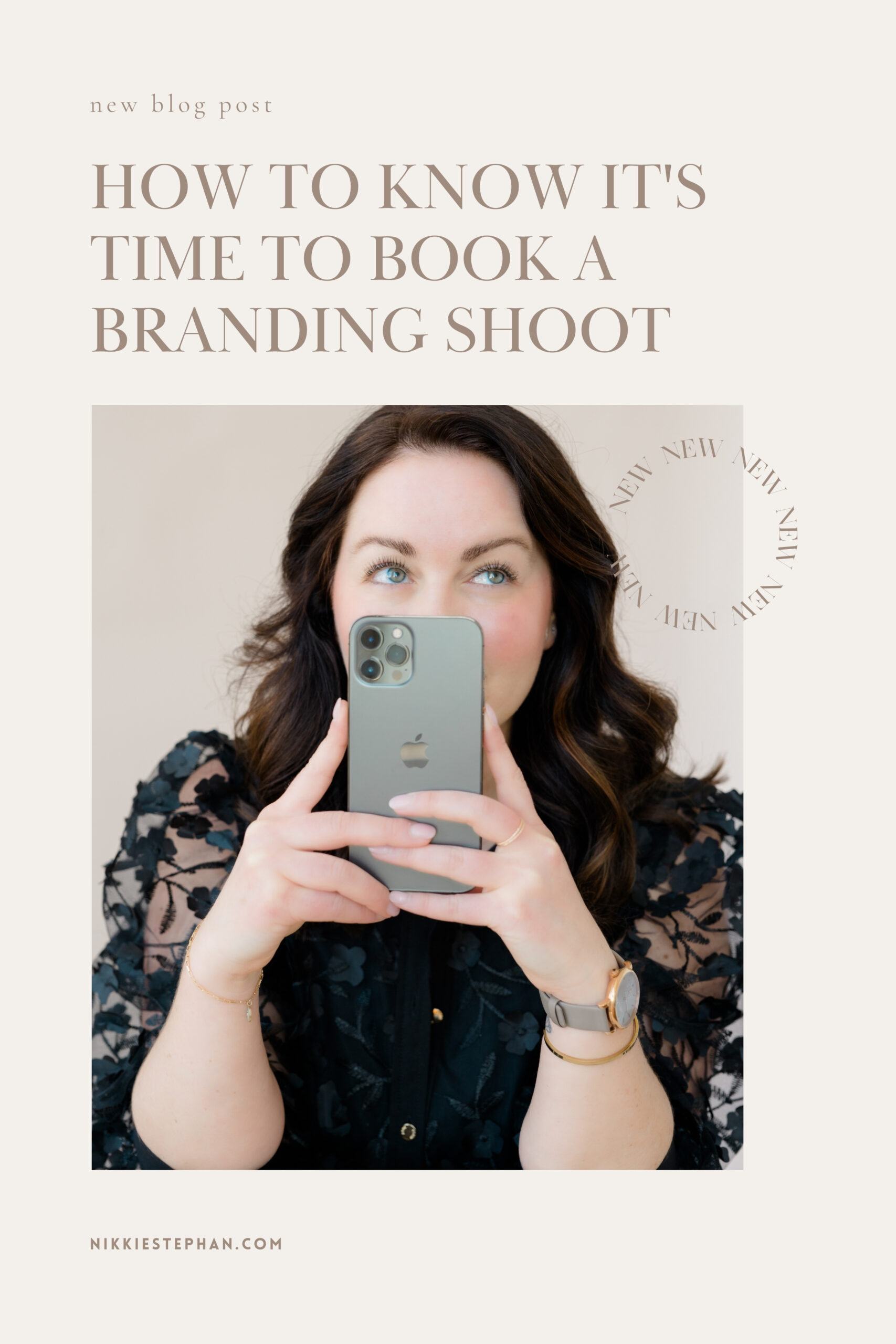 HOW TO KNOW IT'S TIME TO BOOK A BRANDING SHOOT