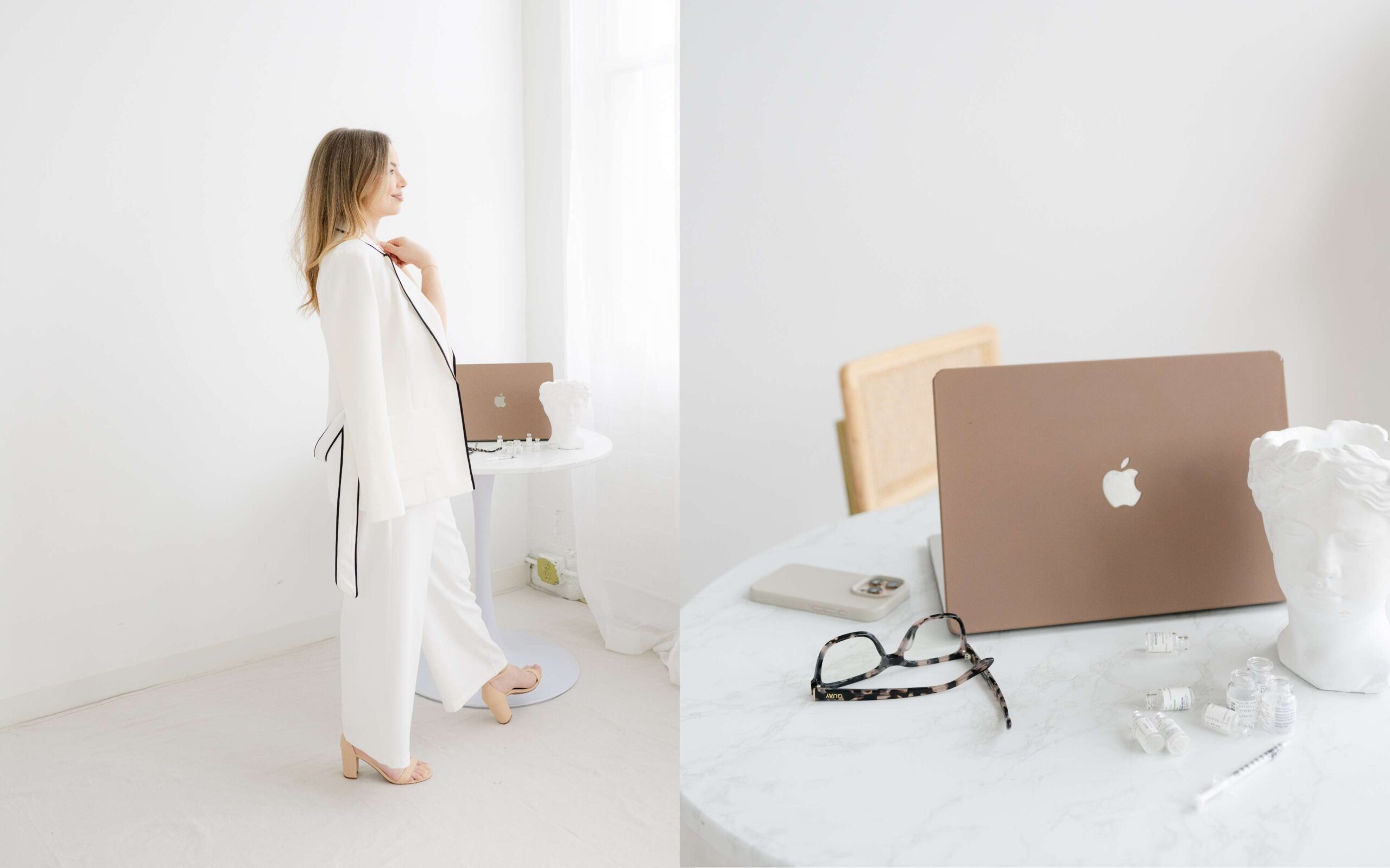 ct branding photography for beige and botox boston botox injector by nikki estephan