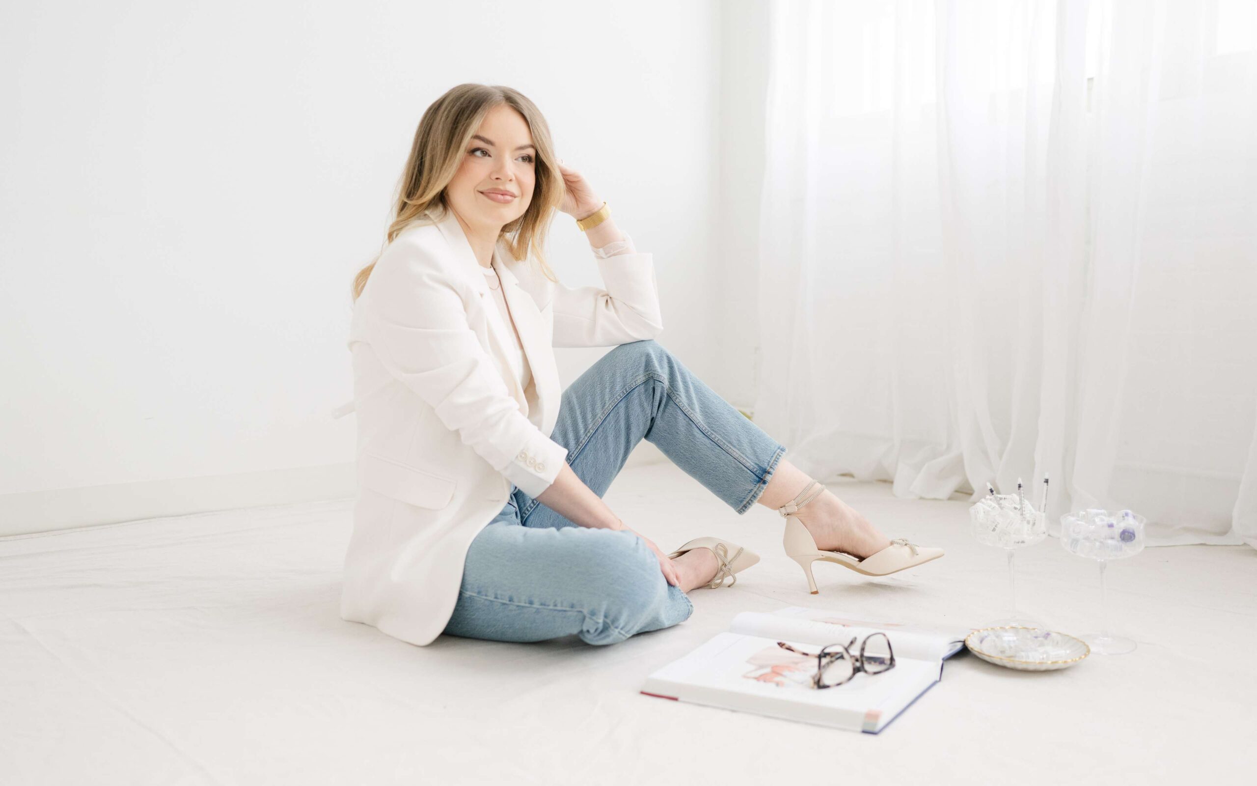 ct branding photography for beige and botox boston botox injector by nikki estephan